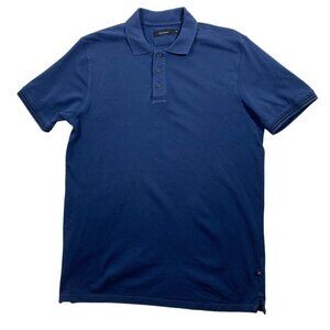 Matinique polo shirt cotton   in dark royal blue size med